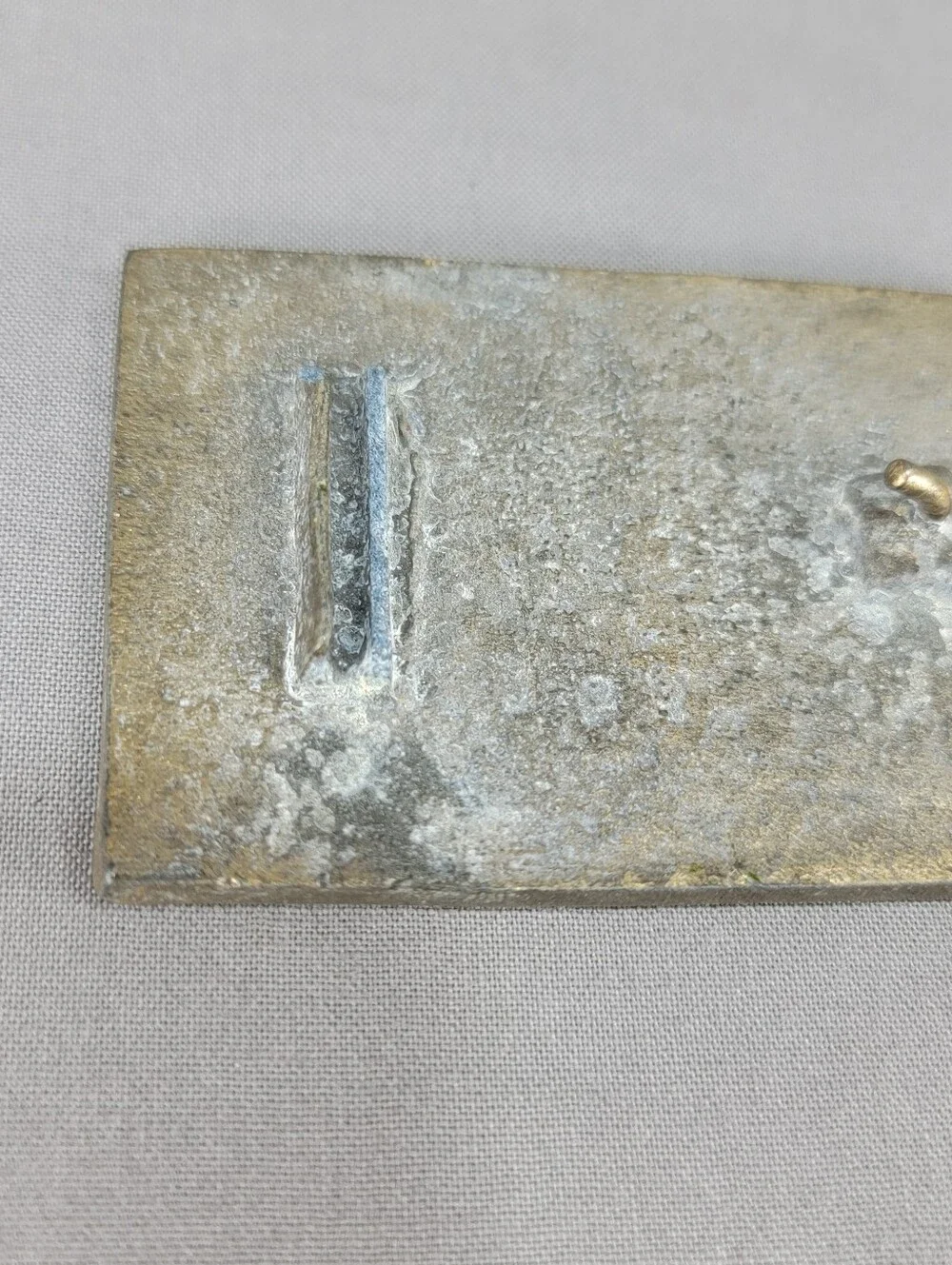 Vtg Jack Daniel's Sour Mash Whiskey Belt Buckle Enamel 1904 ***Broken***